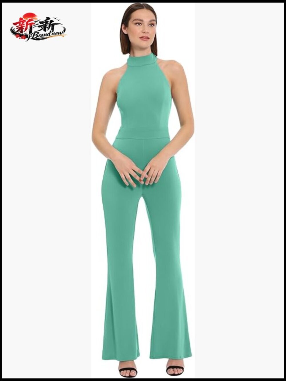 Polyester Spandex Jumpsuit Office Workwear Event Guest